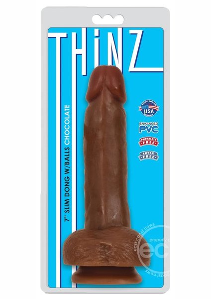 CURVE THINZ SLIM DONG W/ BALLS 7"