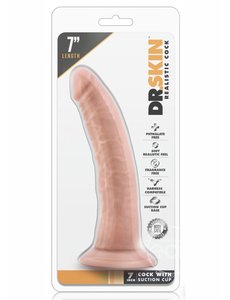 DR SKIN DR SKIN COCK WITH SUCTION 7"