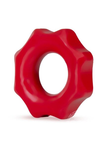 BLUSH NOVELTIES Stay Hard Nutz Cock Ring - Red