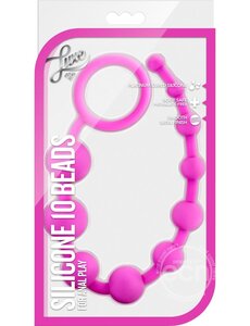 BLUSH NOVELTIES LUXE SILICONE 10 BEADS
