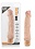 BLUSH NOVELTIES Dr. Skin Cock Vibe 6 Vibrating Dildo 8.75in - Vanilla