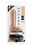 BLUSH NOVELTIES Dr Skin Dr Rob Dildo With Balls 6in Vibrating With Wired Remote - Vanilla