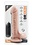 BLUSH NOVELTIES Dr. Skin Dr. James Vibrating Dildo with Balls and Remote Control 9in - Vanilla