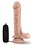 BLUSH NOVELTIES Dr. Skin Dr. James Vibrating Dildo with Balls and Remote Control 9in - Vanilla