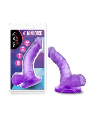 BLUSH NOVELTIES NATURALLY YOURS MINI DILDO W/ BALLS 4.75"