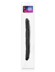 BLUSH NOVELTIES B YOURS DOUBLE DILDO 14" BLACK