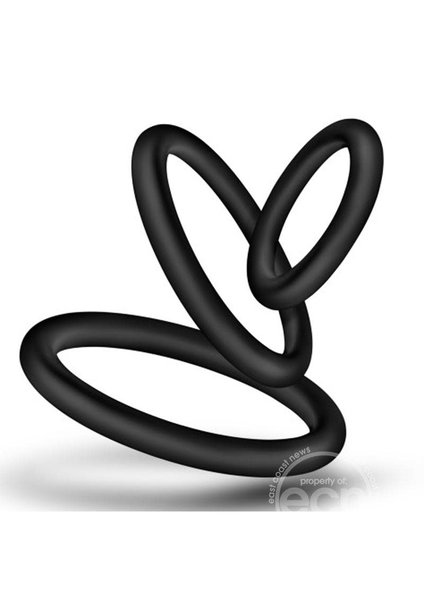 BLUSH NOVELTIES PERFORMANCE VS4 SILICONE RING 3PK