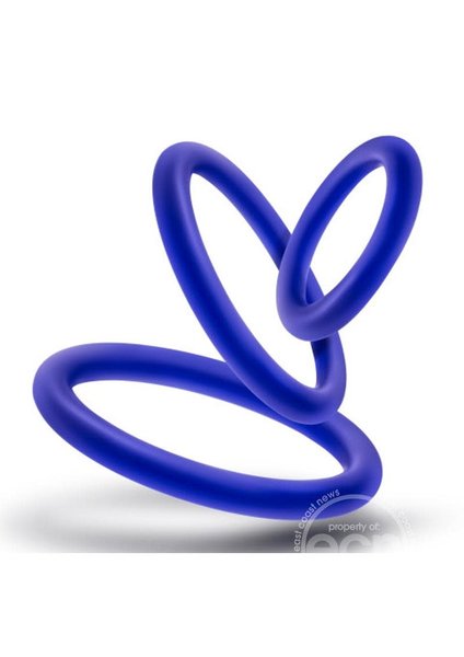 BLUSH NOVELTIES PERFORMANCE VS4 SILICONE RING 3PK