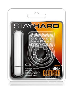 BLUSH NOVELTIES STAY HARD VIBRATING SUPER CLITIFIER