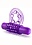 BLUSH NOVELTIES Play with Me The Player Vibrating Double Strap Cock Ring - Purple