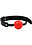 SPORTSHEETS S&M SOLID BALL GAG RED & BLACK