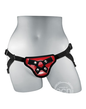 SPORTSHEETS SPORTSHEETS PHOENIX ADJUSTABLE STRAP ON RED
