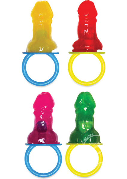 PIPEDREAM PRODUCTS CANDY, PECKER PACIFIER RING