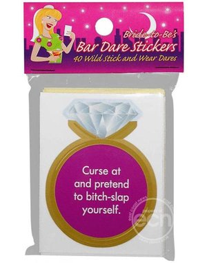PIPEDREAM PRODUCTS BRIDE TO BE BAR DARE STICKERS  - 50% OFF