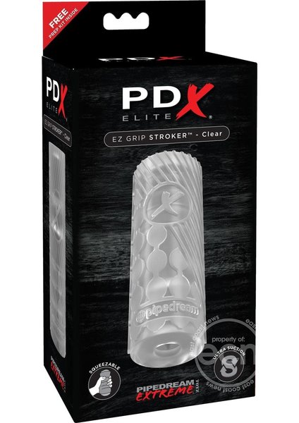 PIPEDREAM PRODUCTS PDX ELITE EZ GRIP STOKER CLEAR