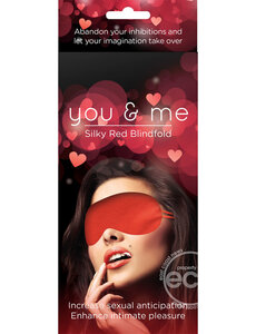 CREATIVE CONCEPTS YOU & ME SILKY RED BLINDFOLD