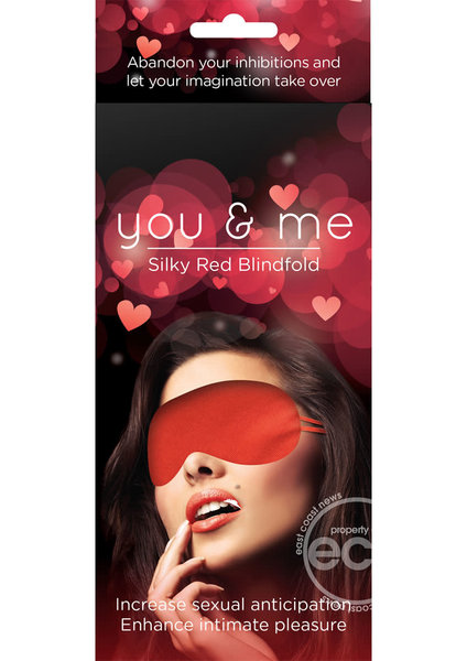 CREATIVE CONCEPTS YOU & ME SILKY RED BLINDFOLD