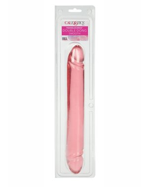 CalExotics Translucence Smooth Double Dildo 12" Pink