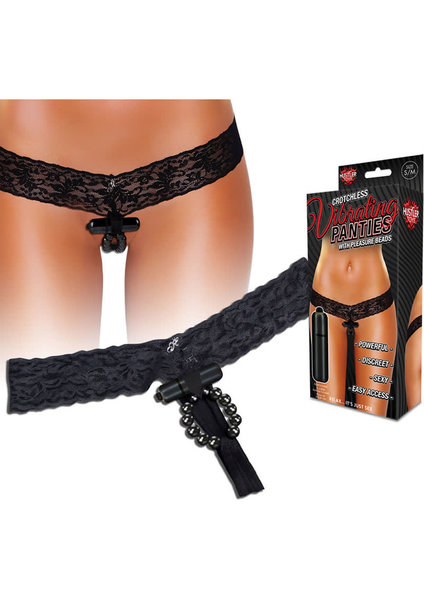Electric Novelties PANTY, HUSTLER CROTCHLESS PANTIES,M/L