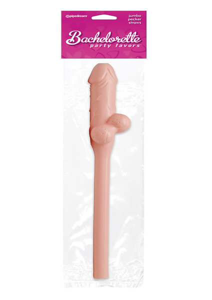 PIPEDREAM PRODUCTS STRAW, JUMBO SUCKING STRAW,FLESH