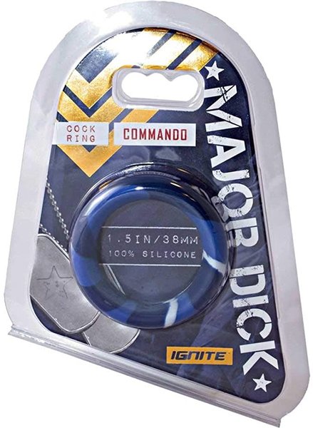 IGNITE MAJOR DICK COMMANDO DONUT CAMO COCK RING