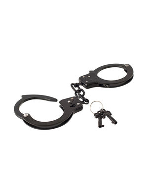  BLACK SINGLE LOCK HANDCUFFS