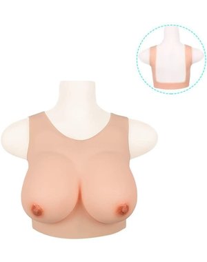  SILICONE BREAST FORM CHESTPLATE