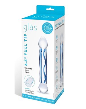 GLAS GLAS FULL TIP TEXTURED DILDO 6.5inch