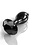 PIPEDREAM PRODUCTS ICICLES No 78 GLASS ANAL PLUG BLACK