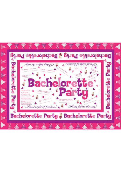 Hott Products BACHELORETTE PARTY TABLECLOTH - 25%OFF