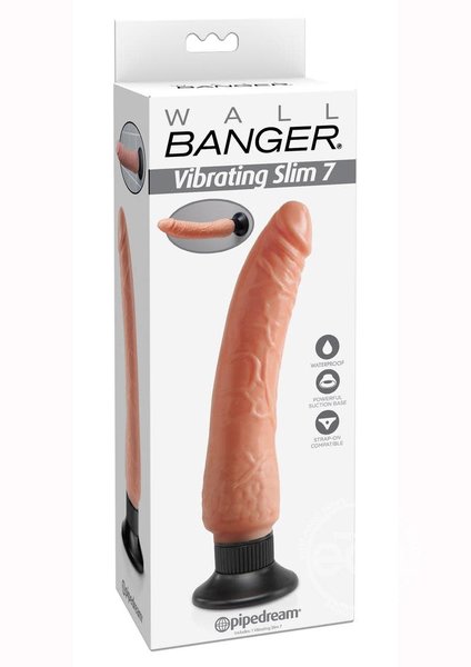 PIPEDREAM PRODUCTS WALL BANGER VIBRATING SLIM 7