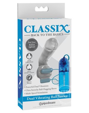 PIPEDREAM PRODUCTS CLASSIX DUAL VIBRATING BALL TEASER