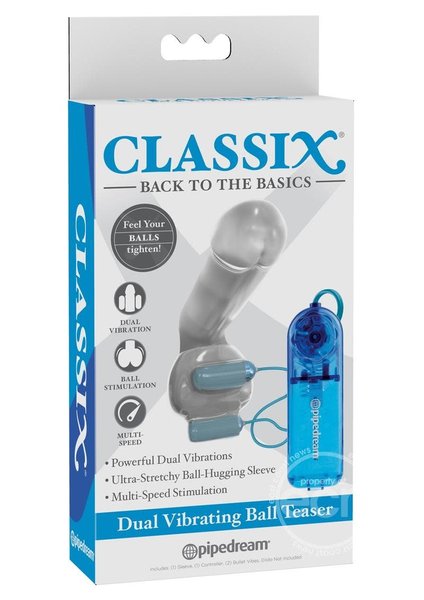 PIPEDREAM PRODUCTS CLASSIX DUAL VIBRATING BALL TEASER