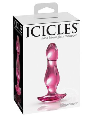 PIPEDREAM PRODUCTS ICICLES No 73 GLASS ANAL PLUG