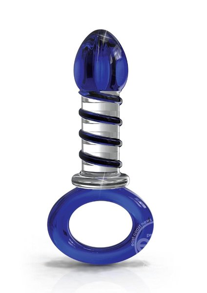 PIPEDREAM PRODUCTS ICICLES No 81 TEXTURED GLASS JUICER PROBE