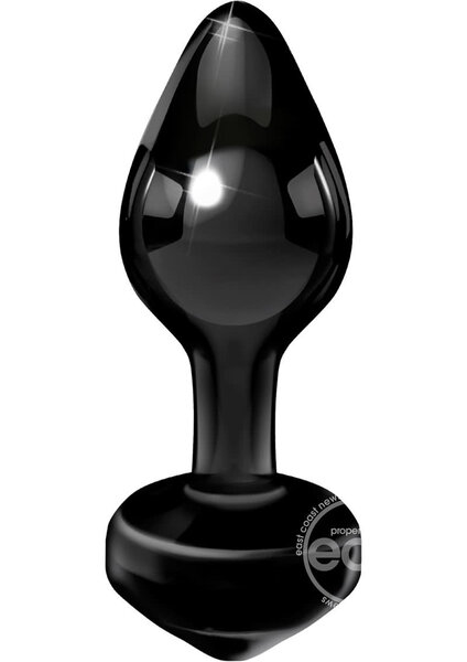 Icicles ICICLES NO 44 BLACK GLASS ANAL PLUG