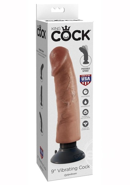 PIPEDREAM PRODUCTS KING COCK TAN 9"