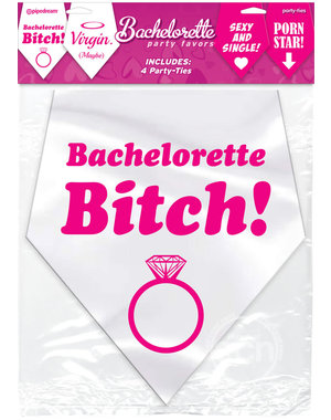 PIPEDREAM PRODUCTS Bachelorette Party Favors Party Ties 4 Each Per Pack