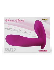 Hott Products Bliss Power Punch USB Magnetic Rechargeable Silicone Dual Vibe Vibrator Waterproof Pink