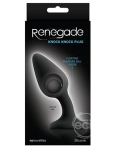 Renegade RENEGADE, KNOCK KNOCK PLUG,BLACK