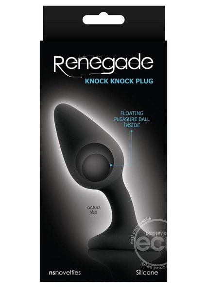 Renegade RENEGADE, KNOCK KNOCK PLUG,BLACK