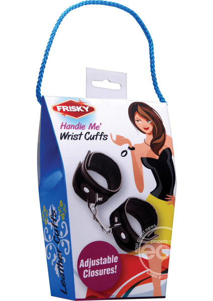 XR Brands FRISKY BLACK HANDLE MR WRIST CUFFS