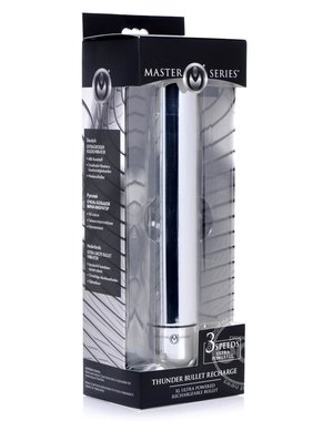 XR Brands MASTER SERIES THUNDER BULLET RECHARGEABLE