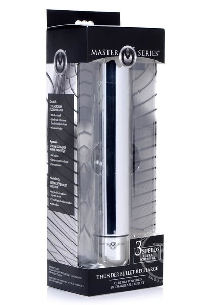 XR Brands MASTER SERIES THUNDER BULLET RECHARGEABLE