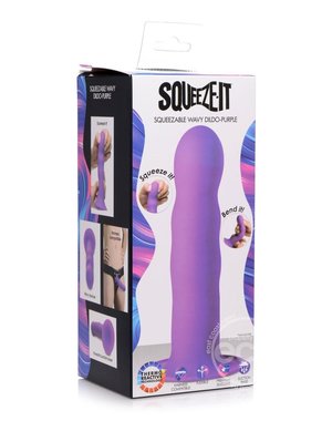 XR Brands SQUEEZE IT SQUEEZABLE WAVY DIDLO