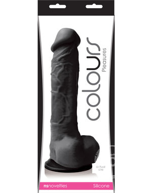 NASSTOYS COLOURS PLEASURES SILICONE 8" BLACK