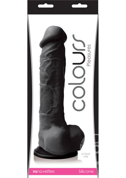 NASSTOYS COLOURS PLEASURES SILICONE 8" BLACK