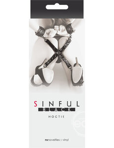 SINFUL SINFUL BLACK HOGTIE RESTRAINT