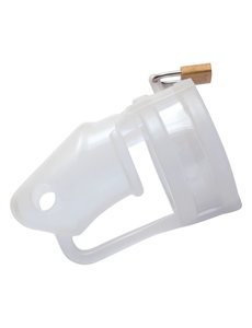 XR Brands MASTER SERIES SADO CHAMBER SILICONE CHASTITY CAGE