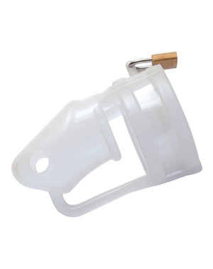 XR Brands MASTER SERIES SADO CHAMBER SILICONE CHASTITY CAGE